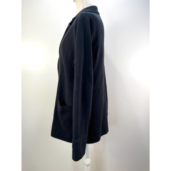 J. Crew Knit Sweater Black Blazer - Picture 5 of 9